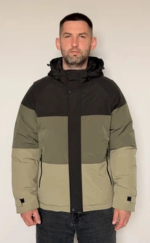 Чоловіча куртка на зиму 5027 хакі, XL