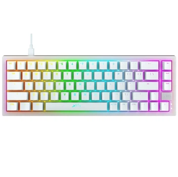 Клавиатура механическая Xtrfy K5 68Key, Kailh Red, USB-A, EN/UA, Hot-swap, RGB, белый