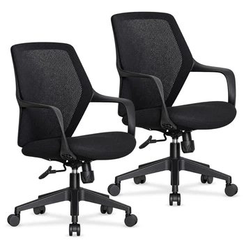 Комплект (2 шт) крісло Mealux Arco Black (арт. HF-B10 F/B-X2)