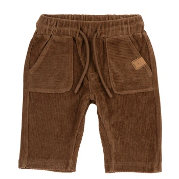 Велюровые брюки Chicco Marco, цвет коричневый, размер 68 (263.02481.066)