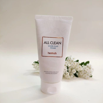 Пінка для вмивання Heimish All Clean White Clay Foam з білою глиною для глибокого очищення пор 150 г