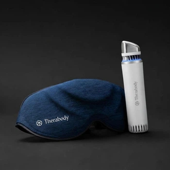 Набір для нічного та ранкового відновлення розумна маска для сну SleepMask та кріотермічний девайс TheraFace Depuffing Wand , білий ( TF0004132-3A20-SM0004081 )