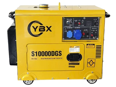 Генератор дизельний JM10000TD 6.5/6.8KW YBX (однофазний, зі свічкою розжарення) безшумний