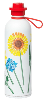Butelka na wodę NHG LEGO Stainless Steel Bottle Spring Flower metalowa 725 ml (5711938036270)