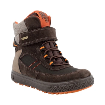 Ботинки детские зимние профилактические Gore-Tex, коричневый/оранжевый, 2386522, Primigi (33)