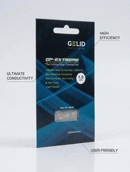 Термопрокладка Gelid GP-Extreme 80х40х1 мм 12w/mk
