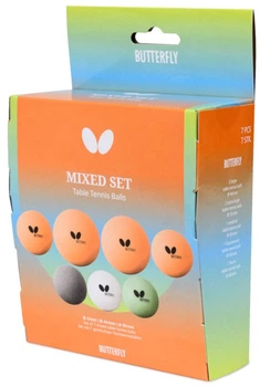 Мячи для настольного тенниса Butterfly Fun Balls 7 шт Разноцветные (7012880440) (932025)