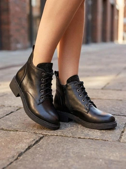 Ботинки Fashion Д609 женские черные 36 23.5 см