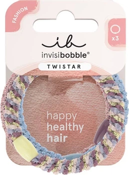 Набір резинок для волосся Invisibobble Twistar плетені Lavender Braids 3 шт (4063528084828)