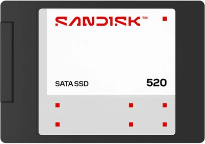 SSD диск SanDisk 520 500ГБ 2.5" SATAIII (SDSS51500GAB-000G0)