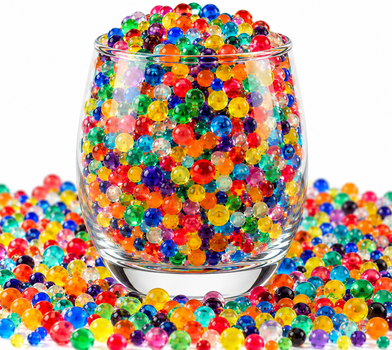 Кульки зростаючі у воді Orbeez Гідрогелеві до 8 мм Різнокольорові 8 000 шт (00022)