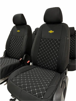 Авто чехлы на сиденья Favot Chevrolet Taсuma (2004-2008) модельные Комплект черно-серый