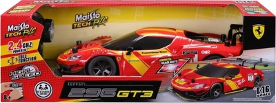 Samochód zdalnie sterowany Maisto Ferrari 296 GT3 1:16 Czerwony 582862 (0090159828624)