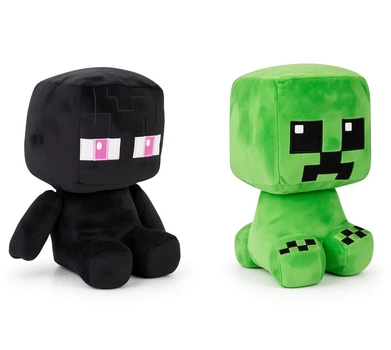 Набор мягких игрушек Майнкрафт 2 штуки Minecraft