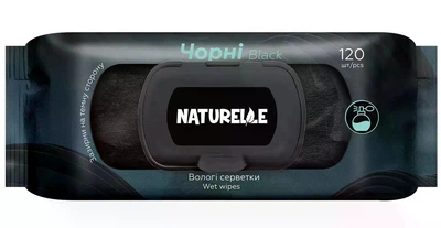 Влажные салфетки универсальные Naturelle Classic Fresh&Mint черные 120 шт.