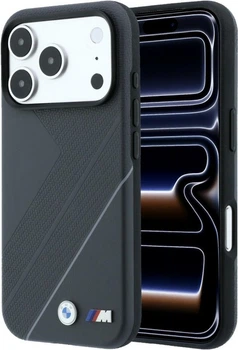 Etui na smartfon Apple iPhone 18 Pro Max/17 Pro Max BMW M Tire Track with Silver Line MagSafe Anthracite (BMHMP18X26SWPDKA)