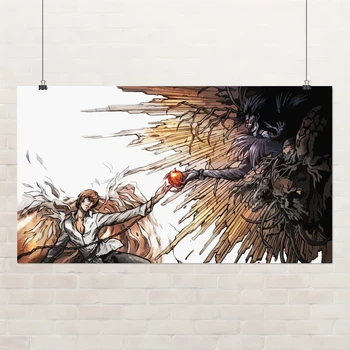 Постер Тетрадь Смерти, Кира и Рюк, Death Note, аниме, A3 24×42 см (id3582)