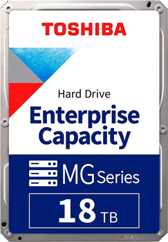 Dysk twardy Toshiba Enterprise Capacity MG Series USB3 18TB 7200 RPM 512MB 3.5" SATA (MG11ACA18TE)