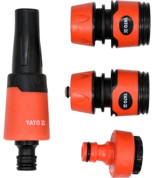 Ороситель прямой YATO с набором соединений 1/2" 3/4" ABS-пластик 4 шт (5906083031861)