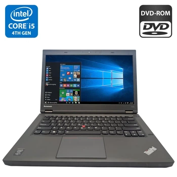 Ноутбук Lenovo ThinkPad T440p / 14" (1366x768) TN / Intel Core i5-4300M (2 (4) ядра по 2.6 - 3.3 GHz) / 8 GB DDR3 / 500 GB HDD / Intel HD Graphics 4600 / WebCam / DVD-ROM б/у