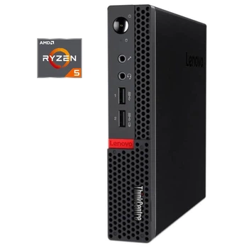 Неттоп Lenovo ThinkCentre M715q Tiny USFF / AMD Ryzen 5 2400G (4 (8) ядра по 3.6 - 3.9 GHz) / 8 GB DDR4 / 256 GB SSD M.2 / AMD Radeon RX Vega 11 Graphics б/в