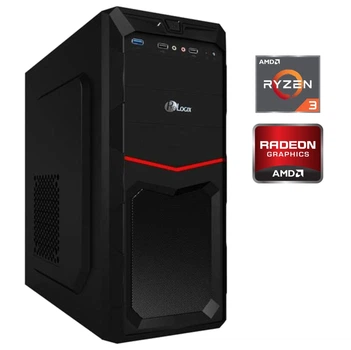 ПК Б-класс ProLogix Tower / AMD Ryzen 3 2200G (4 ядра по 3.5 - 3.7 GHz) / 8 GB DDR4 / 256 GB SSD M.2 / AMD Radeon HD 6950, 1 GB GDDR5, 256-bit / 500W б/у