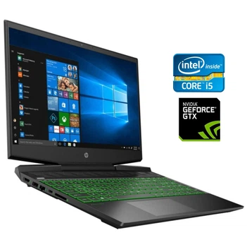 Игровой ноутбук Б-класс HP Pavilion Gaming 15-dk0056wm / 15.6" (1920x1080) IPS / Intel Core i5-9300H (4 (8) ядра по 2.4 - 4.1 GHz) / 8 GB DDR4 / 256 GB SSD NVMe / nVidia GeForce GTX 1650, 4 GB GDDR5, 128-bit / WebCam б/у