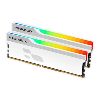 Модуль пам'яті для комп'ютера DDR4 16 GB (2x8 GB) 3600 MHz Onyx White RGB Prologix (PRO16GB3600YWR4K)