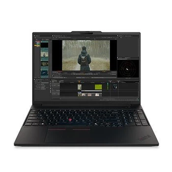 Ноутбук Lenovo ThinkPad P16s Gen 5 (21XE000TMX), Intel Core Ultra X9 388H / 16" / OLED / 120 Гц / RAM 64 ГБ LPDDR5X / SSD 1 ТБ / Intel Arc B390 / 5G / Windows 11 Pro / Чорний