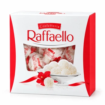 Цукерки Raffaello з мигдалем у кокосовій стружці, 260 г