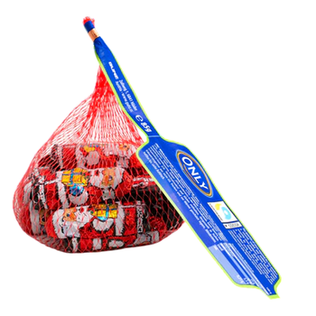 Шоколадные фигурки Only Санта Клаус в сетке, 85 г