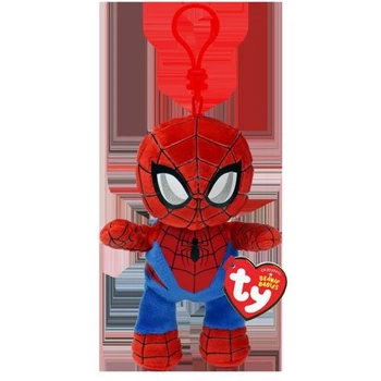 Детская мягконабивная игрушка TY Marvel «Человек-паук» 12 см 34010