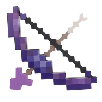 Игрушечный лук со стрелой Майнкрафт (Minecraft), фиолетовый