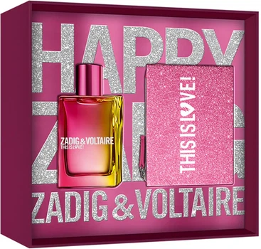 Набір парфумована вода Zadig & Voltaire This Is Love! 50мл і косметичка