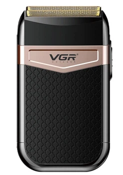 Мужская электробритва VGR V-331 с двойным лезвием и сменными насадками