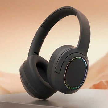 Накладные Bluetooth-наушники Xusom P935 с глубоким бассом и мягкими амбушюрами - Black