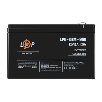 Батарея к ИБП LogicPower 12V 9Ah (6-DZM-9) (12654) (358456)