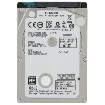 Жесткий диск для ноутбука 2.5" 500GB WDC Hitachi HGST (0J38075 / HTS725050A7E630) WDC Hitachi HGST 0J38075 / HTS725050A7E630 1092172