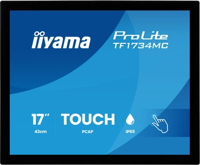 Сенсорний монітор IIYAMA ProLite TF1734MC-B8X 17″ TN, 10 дотиків, Open Frame