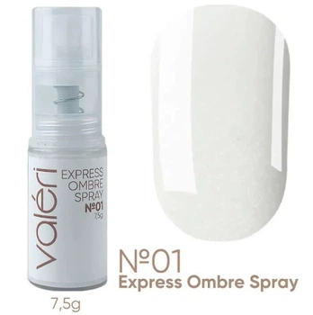 Омбре спрей для ногтей Valeri Express Ombre Spray №01 7,5г