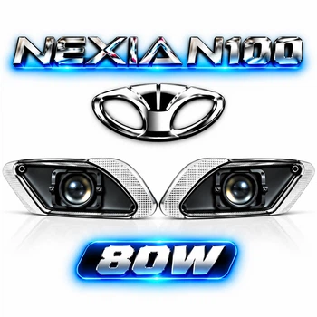 Світлодіодні протитуманні фари Daewoo Nexia 80W Птф протитуманки деу нексія N100