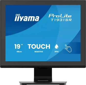 Сенсорний монітор Iiyama ProLite T1931SR-B2S 19″ IPS 1280×1024, резистивний, HDMI/DisplayPort