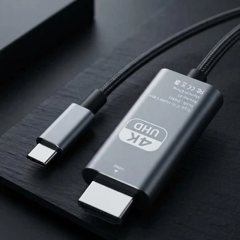 Кабель Type-C - HDMI 4К 60Hz Pro V3 2м DuoLink
