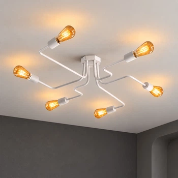 Люстра лофт MSK Electric Maze паук NL 10084/6 W