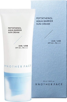 Сонцезахисний крем для обличчя Another Face Peptathenol Aqua Barrier SPF 50+ PA++++ 50 мл (8800260030241)