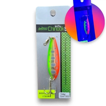 Блесна CHINOOK 7g - колебалка на окуня, щуку (Fishing )(8111-3)