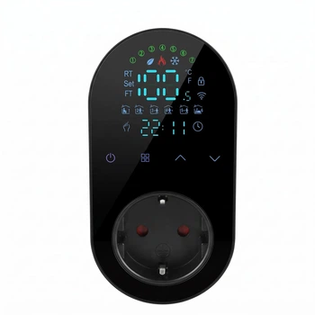 Терморегулятор Wi-Fi в розетку IN-THERM PLWT-012 чорний