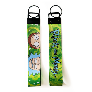 Тканевый брелок Рик и Морти Rick and Morty для ключей рюкзака