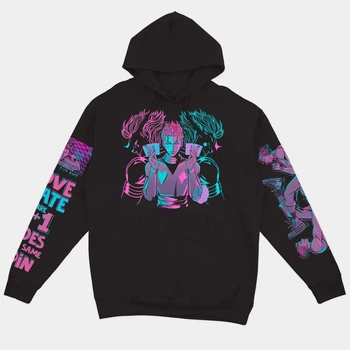 Худи Hunter x Hunter Хисока Мороу Черный 3XL (kr4-482-black-3XL)