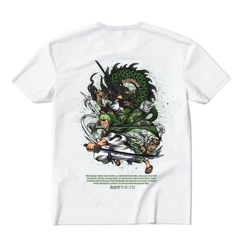 Футболка One Piece Зоро Белый XXL (kr4-34-white-XXL)